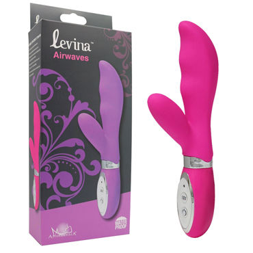 Howells Aphrodisia Levina Airwaves, розовый, Вибратор с клиторальным стимулятором