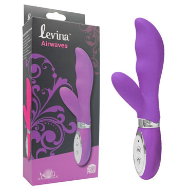 Howells Aphrodisia Levina Airwaves, фиолетовый, Вибратор с клиторальным стимулятором
