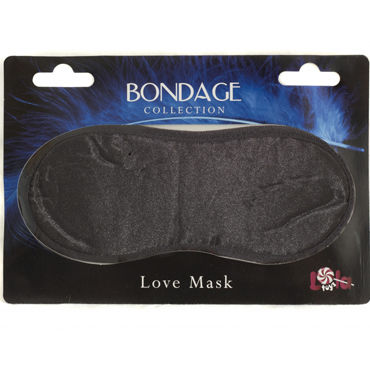 Lola Toys Bondage Love Mask, черная, Маска на глаза