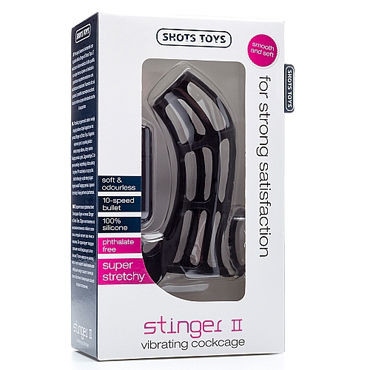 Shots Toys Stinger II, черная - фото, отзывы