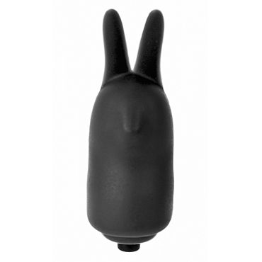 Shots Toys Power Rabbit, черный, Стимулятор на палец