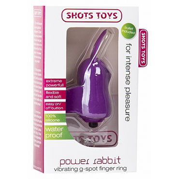 Shots Toys Power Rabbit, фиолетовый - Стимулятор на палец - купить в секс шопе