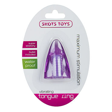 Shots Toys Vibrating Tongue, фиолетовая - фото, отзывы