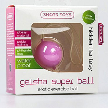 Shots Toys Geisha Super Ball, розовый - фото, отзывы