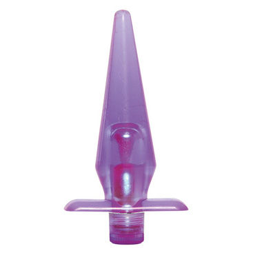 Toyz4lovers Jammy Jelly Vibrating Anal Plug, фиолетовая, Анальная вибропробка