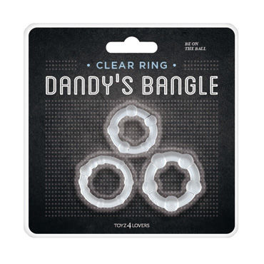 Toyz4lovers Dandys Bangle Cock Ring Kit, прозрачный - фото, отзывы