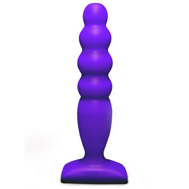 Lola Large Bubble Plug, фиолетовая, Анальная елочка