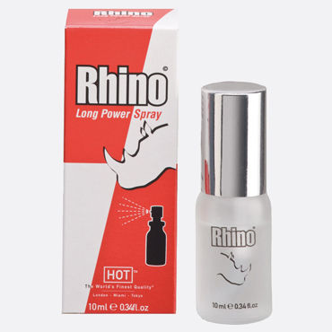 Hot Rhino Long Power Spray, 10мл, Продлевающий спрей для мужчин