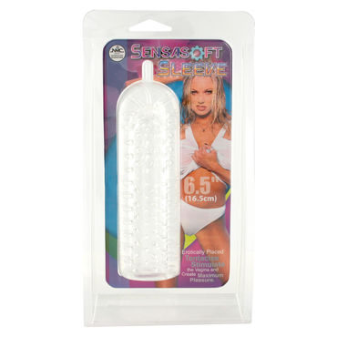 NMC Sensasoft Sleeve Transparent - Насадка на пенис - купить в секс шопе
