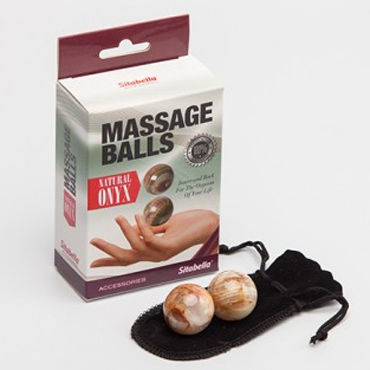 Sitabella Massage Balls Naturall Onyx, Вагинальные шарики из натурального камня