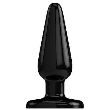 Shots Toys Bottom Line Butt plug Model 2, 13 см черная, Анальная пробка