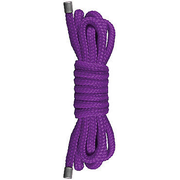 Ouch! Japanese Mini Rope, фиолетовая, Нейлоновая веревка