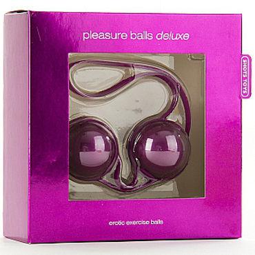 Shots Toys Pleasure Balls Deluxe, фиолетовые - фото, отзывы
