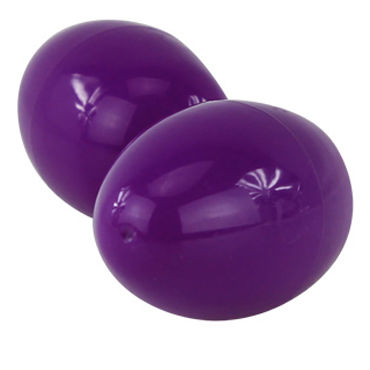 Baile Twins Ball, фиолетовые - Анальные шарики - купить в секс шопе