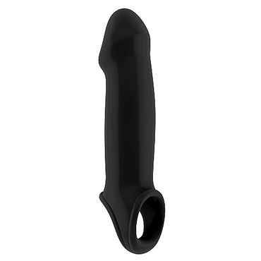 Shots Toys Sono Dong Extension №17, черная, Удлиняющая насадка на пенис