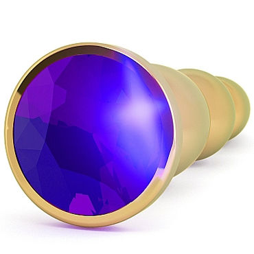 Shots toys Rich Gold Plug Purple Sapphire R3 - фото, отзывы
