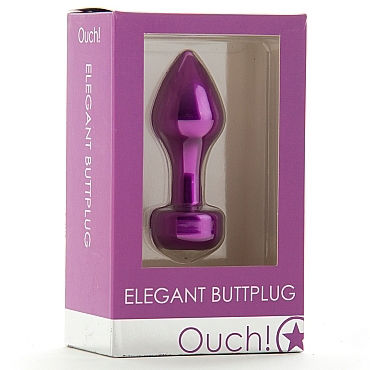 Ouch! Elegant Buttplug, фиолетовая - фото, отзывы