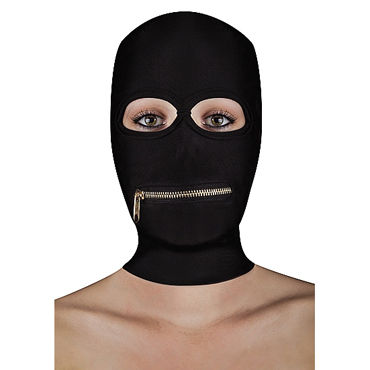 Ouch! Extreme Zipper Mask with Mouth Zipper, БДСМ-маска с молнией в области рта