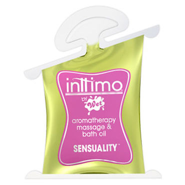 Wet Inttimo Sensuality, 10 мл, Массажное масло, иланг-иланг и тубероз