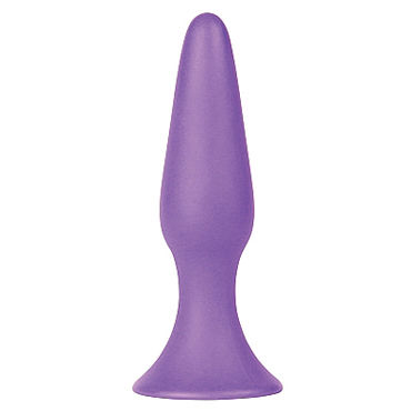 Shots Toys Silky Buttplug Small, фиолетовая, Анальная пробка небольшого размера