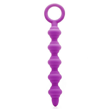 Shots Toys Wrick Anal Chain, фиолетовая, Анальная цепочка