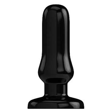 Shots Toys Bottom Line Buttplug Model 4, черная, Анальная пробка