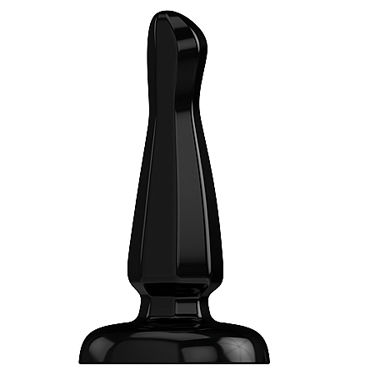 Shots Toys Bottom Line Buttplug Model 3, черная, Анальная пробка