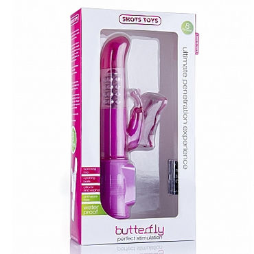 Shots Toys Butterfly Perfect Stimulation, розовый - фото, отзывы