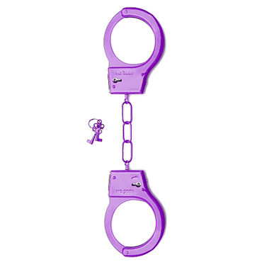 Shots Toys Metal Handcuffs, фиолетовые, Металлические наручники