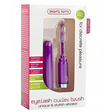 Shots Toys Eyelash Curler Brush, фиолетовый - фото, отзывы