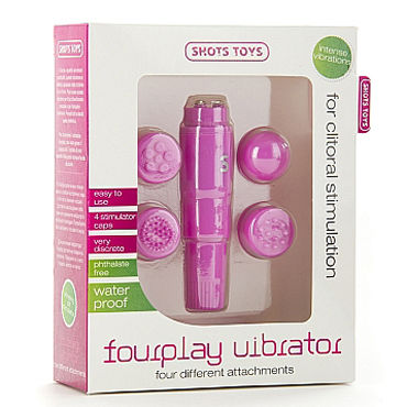Shots Toys Fourplay, розовый - фото, отзывы