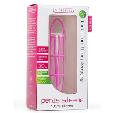 Shots Toys Penis Sleeve, розовая - фото, отзывы