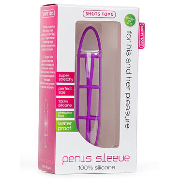 Shots Toys Penis Sleeve, фиолетовая - фото, отзывы