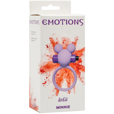 Lola Toys Emotions Minnie, фиолетовое - Эрекционное виброколечко - купить в секс шопе