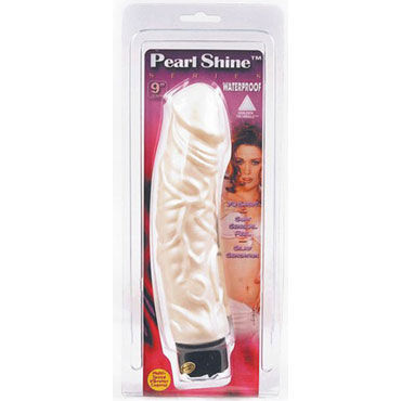 NMC Pearl Shine 23 см, белый - Вибратор реалистичной формы - купить в секс шопе