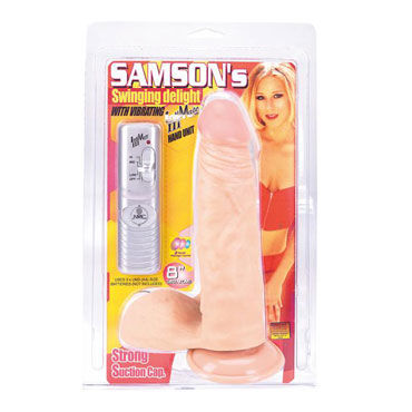NMC Samson Swinging Delight - Реалистичный вибратор с мошонкой - купить в секс шопе
