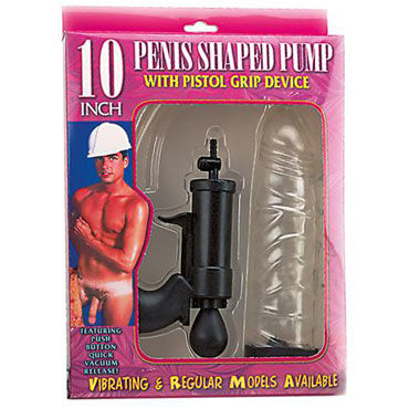 NMC Penis Shaped - Вакуумная помпа для мужчин с вибрацией - купить в секс шопе