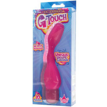Doc Johnson G-Touch, розовый - Вибратор для точки G - купить в секс шопе