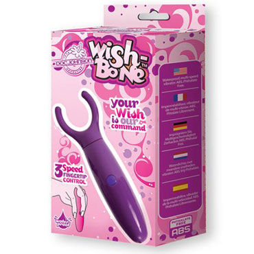 Doc Johnson Wish Bone, фиолетовый - Вибратор на палец - купить в секс шопе