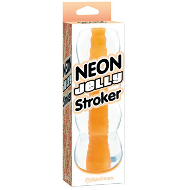 Pipedream Neon Jelly Stroker, оранжевый - фото, отзывы