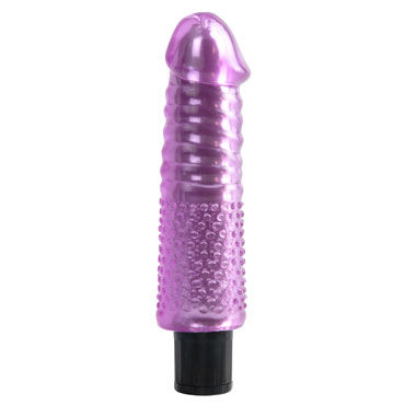 Pipedream Jelly Gems 12, фиолетовый, Супермягкий вибратор