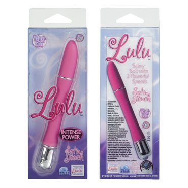 California Exotic Lulu Satin Touch, розовый - Минивибратор с бархатистой поверхностью - купить в секс шопе
