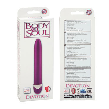 California Exotic Body & Soul Devotion, розовый - Классический вибратор небольшого размера - купить в секс шопе