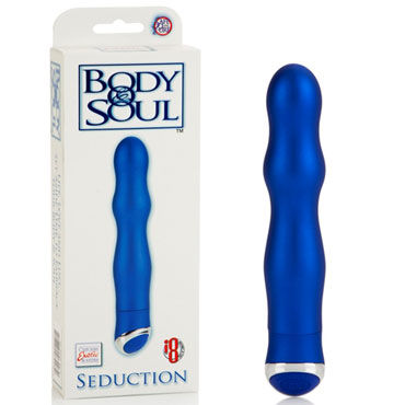 California Exotic Body & Soul Seduction, синий, Вибратор рельефной формы