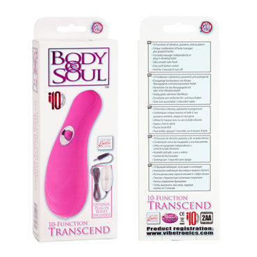 California Exotic Body & Soul 10-Function Transcend, розовый - Вибромассажер и виброяйцо - купить в секс шопе