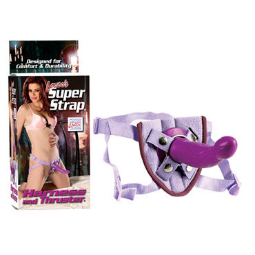 California Exotic Lovers Super Strap Harness and Thruster, Женский страпон на ремне