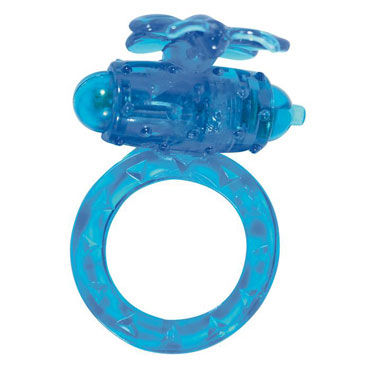 Toy Joy Flutter-Ring, синее, Эрекционное виброкольцо