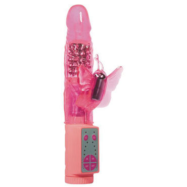Toy Joy Madame Butterfly, розовый, Многофункциональный вибратор