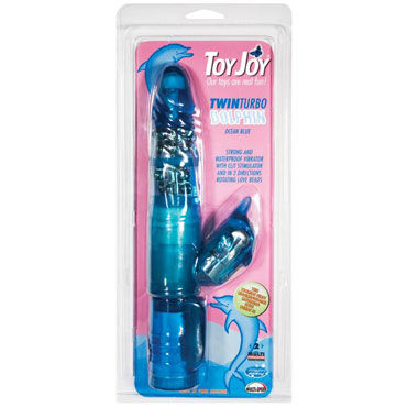 Toy Joy Twinturbo Dolphin, голубой - фото, отзывы