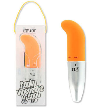 Toy Joy G Funky Viberette, оранжевый, Вибратор для стимуляции точки G